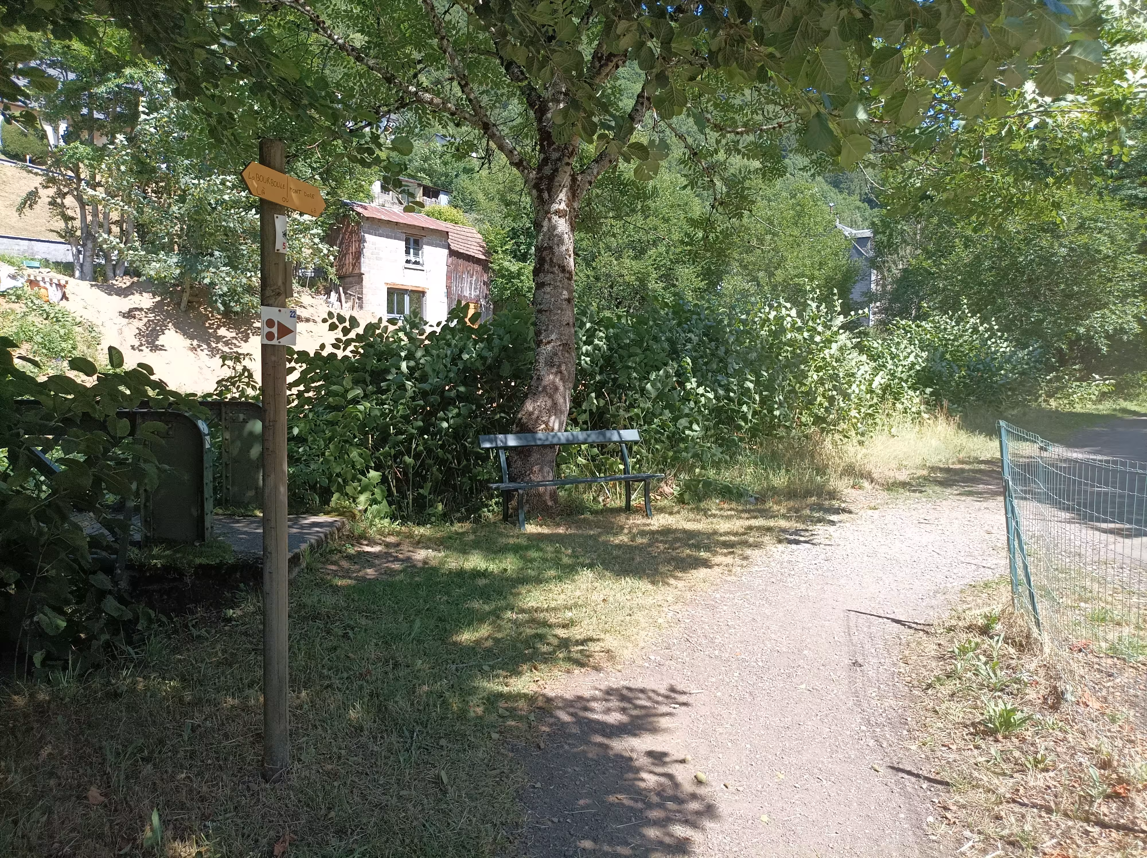 Banc apperçu au Mont-Dore